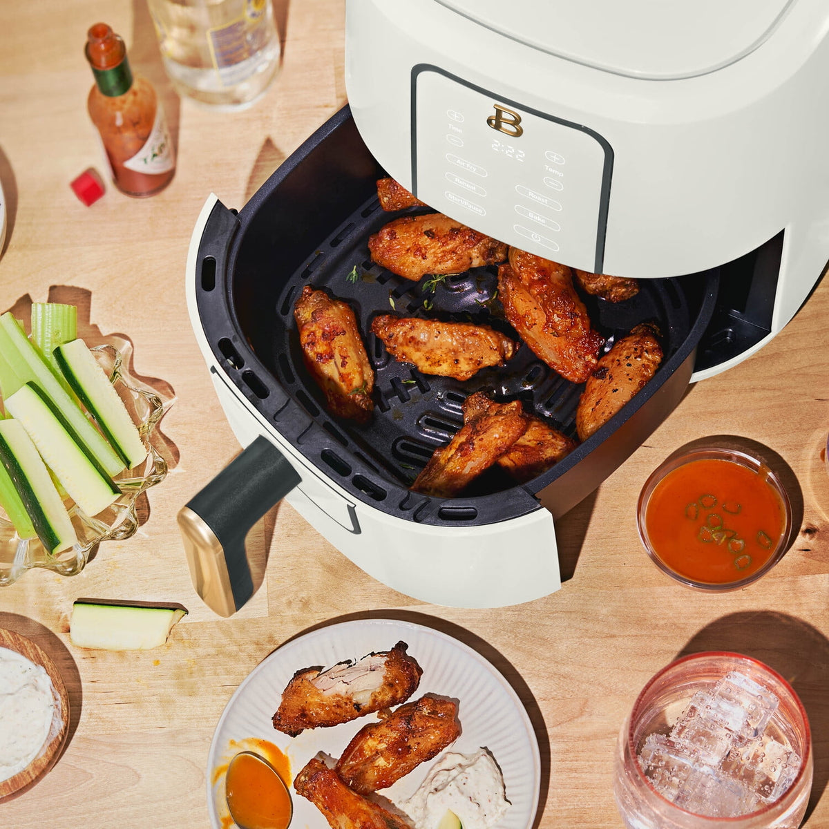 Garly Kitchen 3-Qt Air Fryer, Compact Countertop