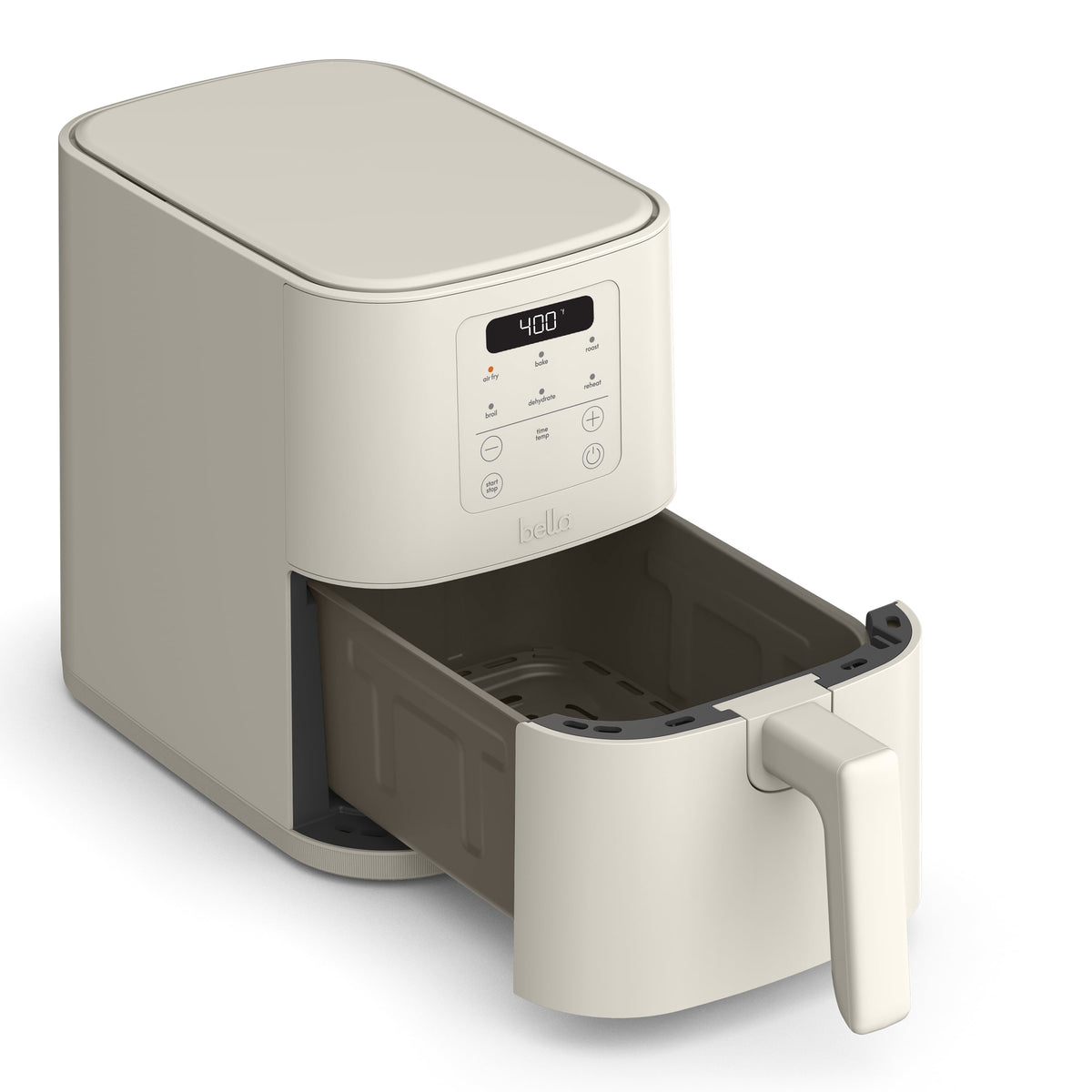 Garly Kitchen bella 4-Qt Slim Digital Air Fryer with ™ Ceramic Nonstick Coating