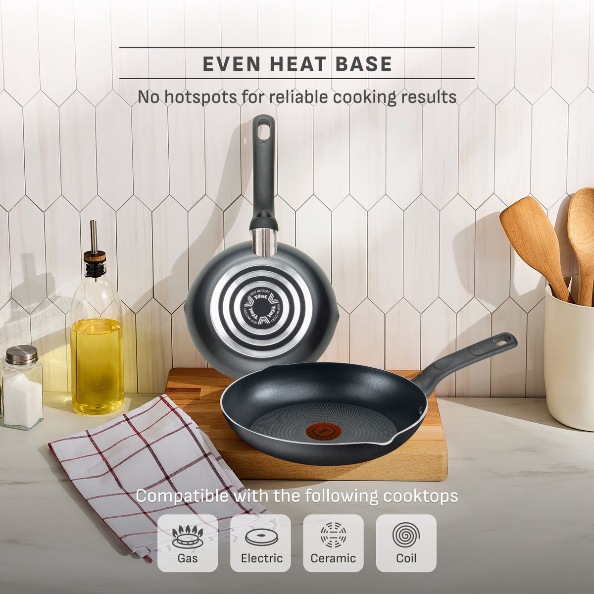 Garly Kitchen Nonstick Cookware, 20 piece Set, Grey, B087SKDW