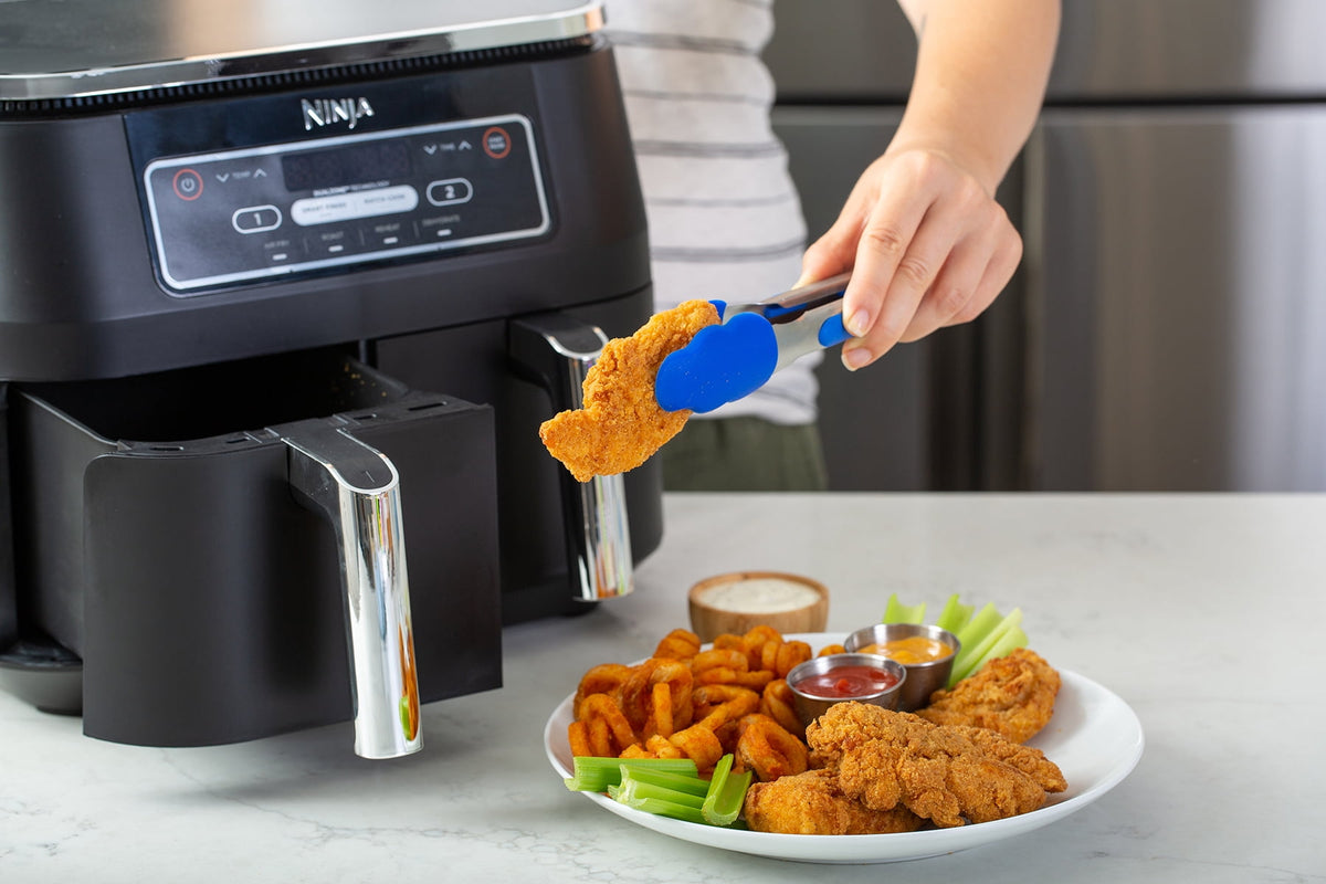 Garly Kitchen Restored Air Fryer 8-Qt, DualZone FlexBasket, 4-in-1, Smart Finish