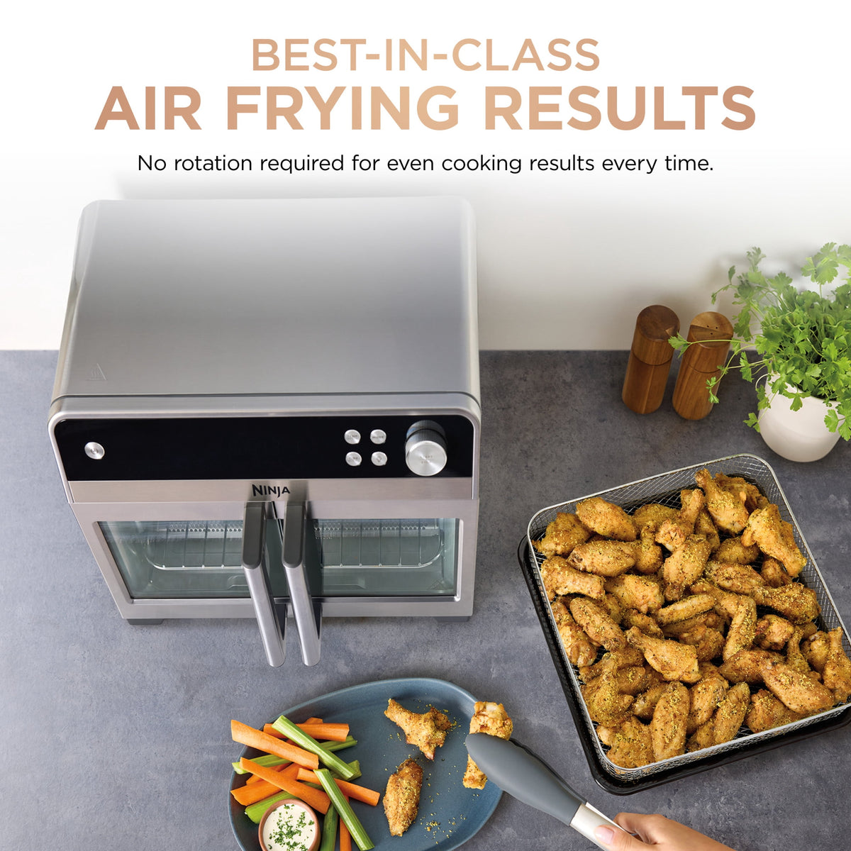 Garly Kitchen French Door 10-in-1 Countertop Oven, with Smart Surroundair Technology and Air Fry