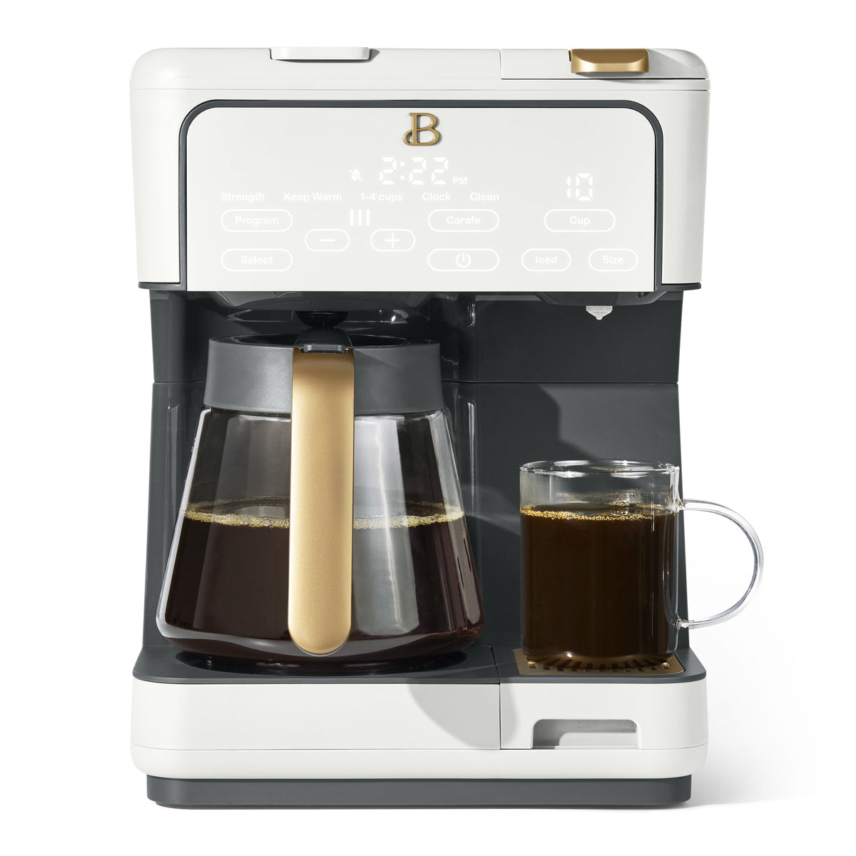 Garly Kitchen Multi-Brew 12-Cup Programmable Drip & Single-Serve Coffee Maker