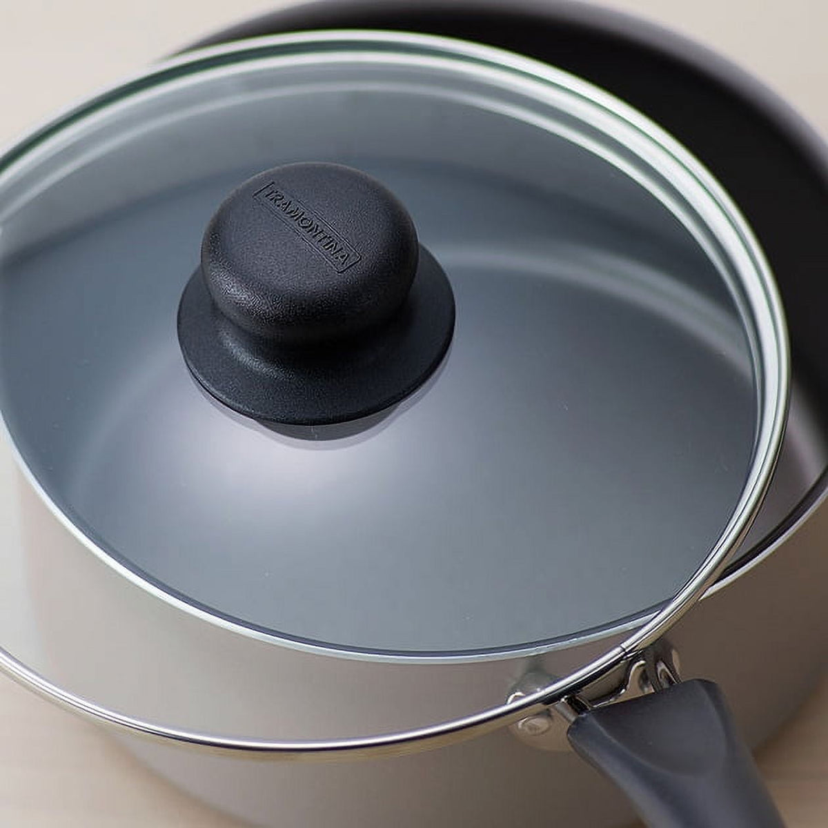 Garly Kitchen 9-Piece Non-Stick Cookware Set, Champagne