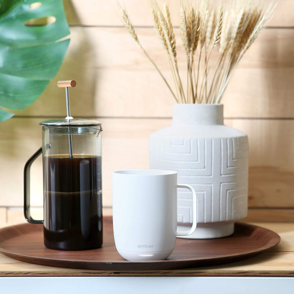 Garly Kitchen Temperature Control Smart Mug 2, 14 oz, White