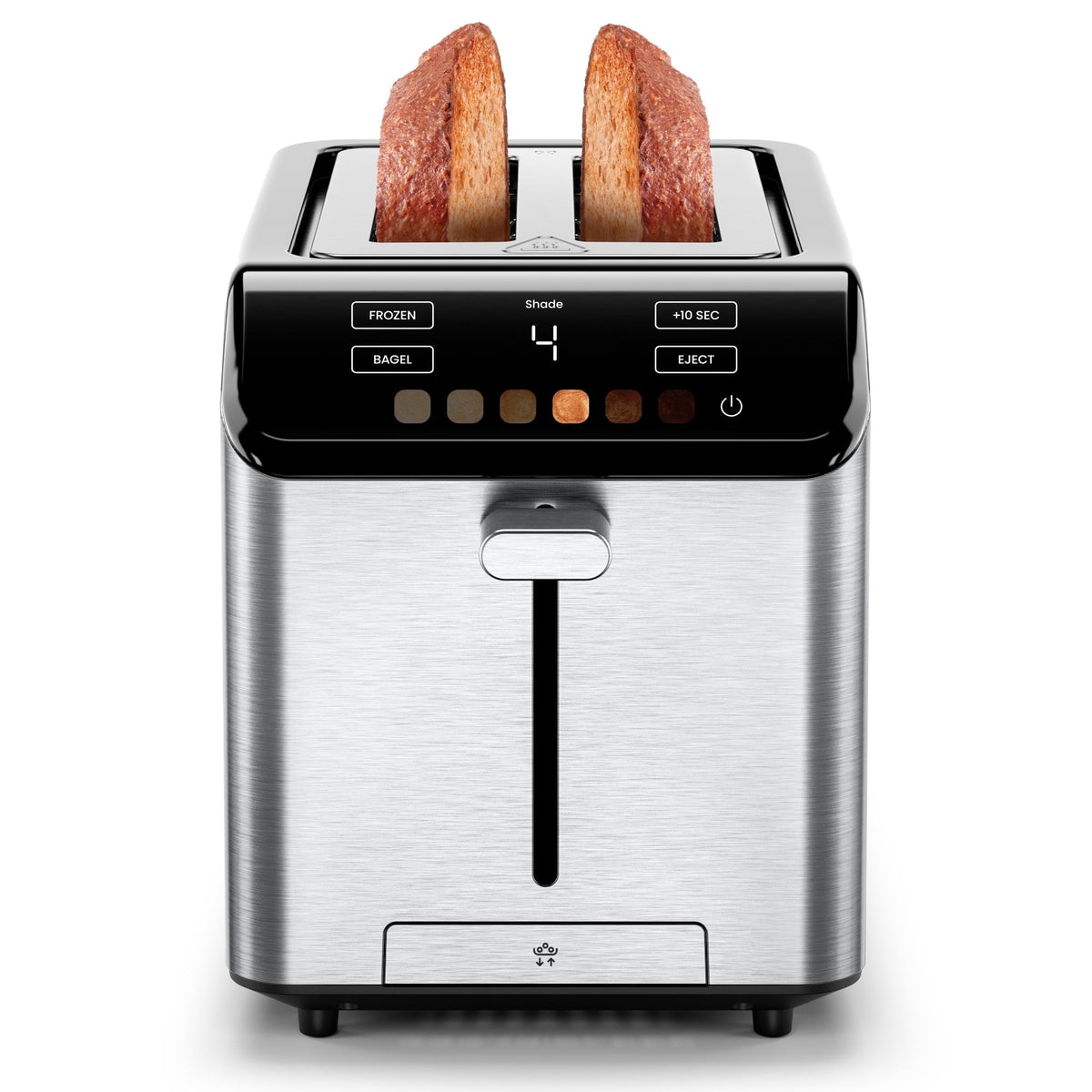 Garly Kitchen Smart Touch 2 Slice Digital Toaster with 6 Touchscreen Shade Settings