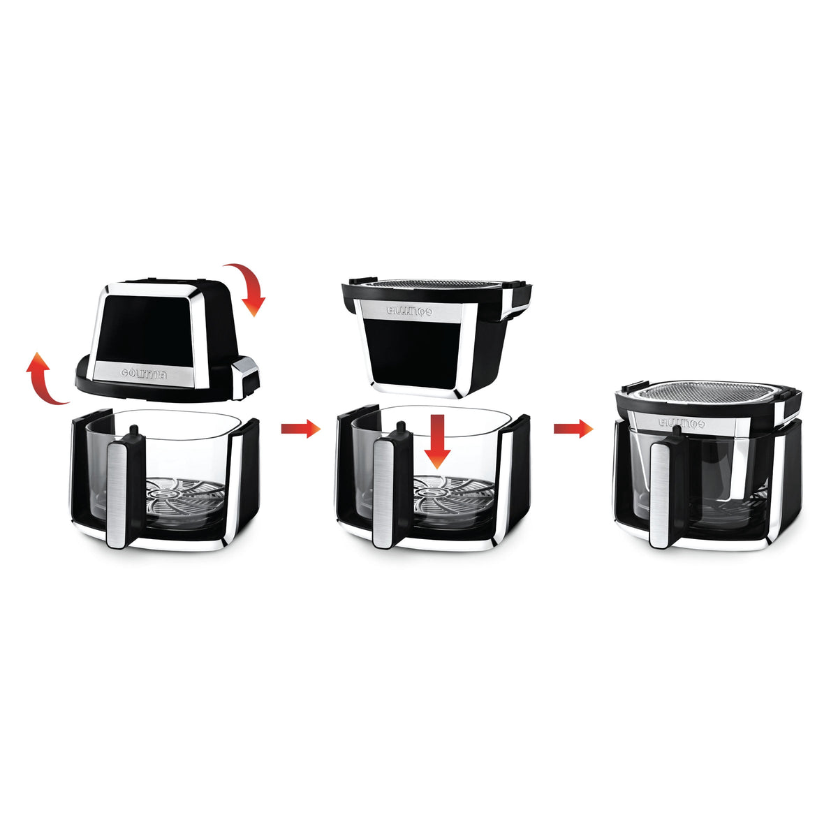 Garly Kitchen 7-Qt Foldable Digital Air Fryer with Presets