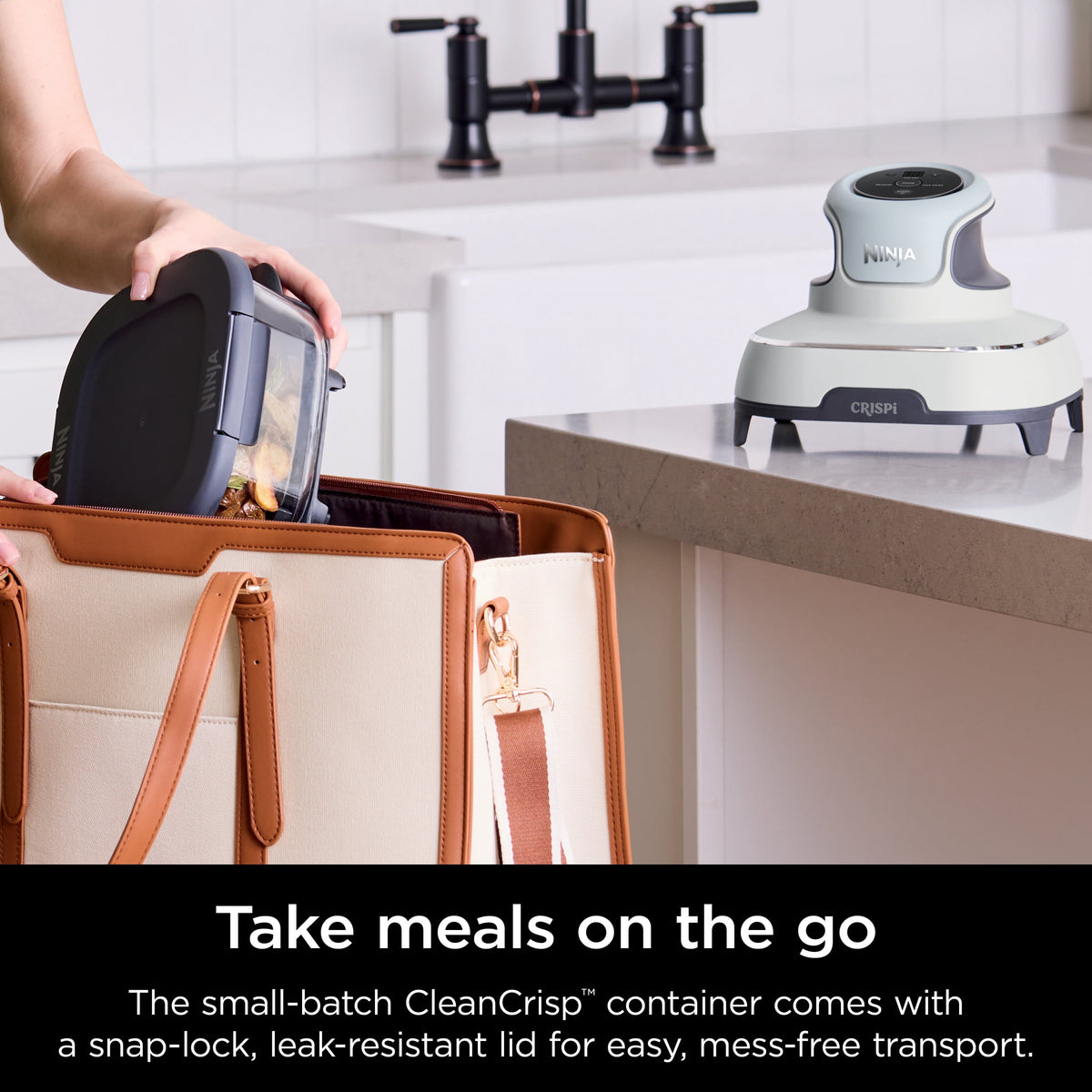 Garly Kitchen Crispi Glass Air Fryer 4-Qt, 3-in-1, Air Fry Recrisp, Portable, Dishwasher Safe