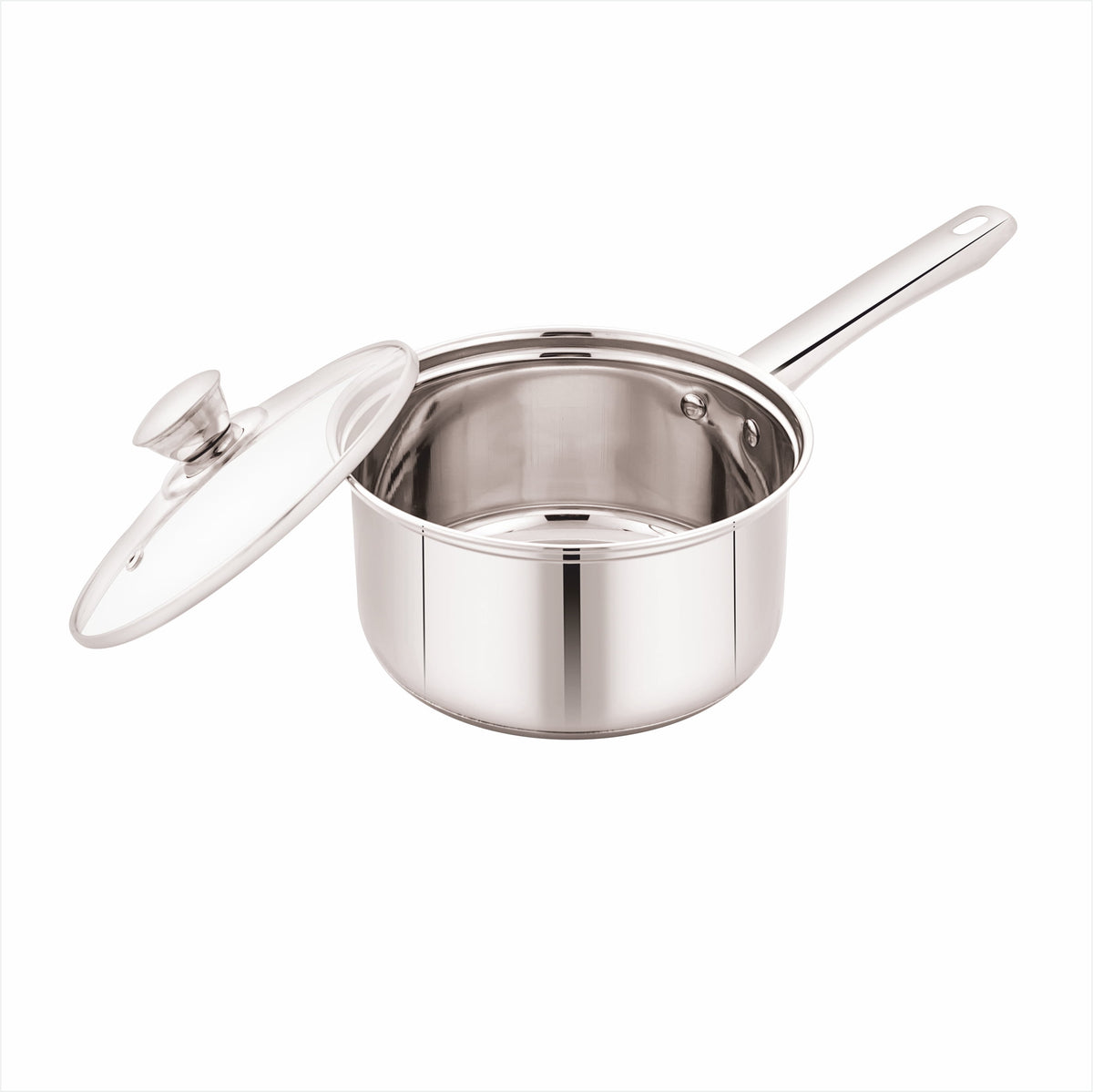 Garly Kitchen Stainless Steel 10-Piece Cookware Set with Lids and Utensils