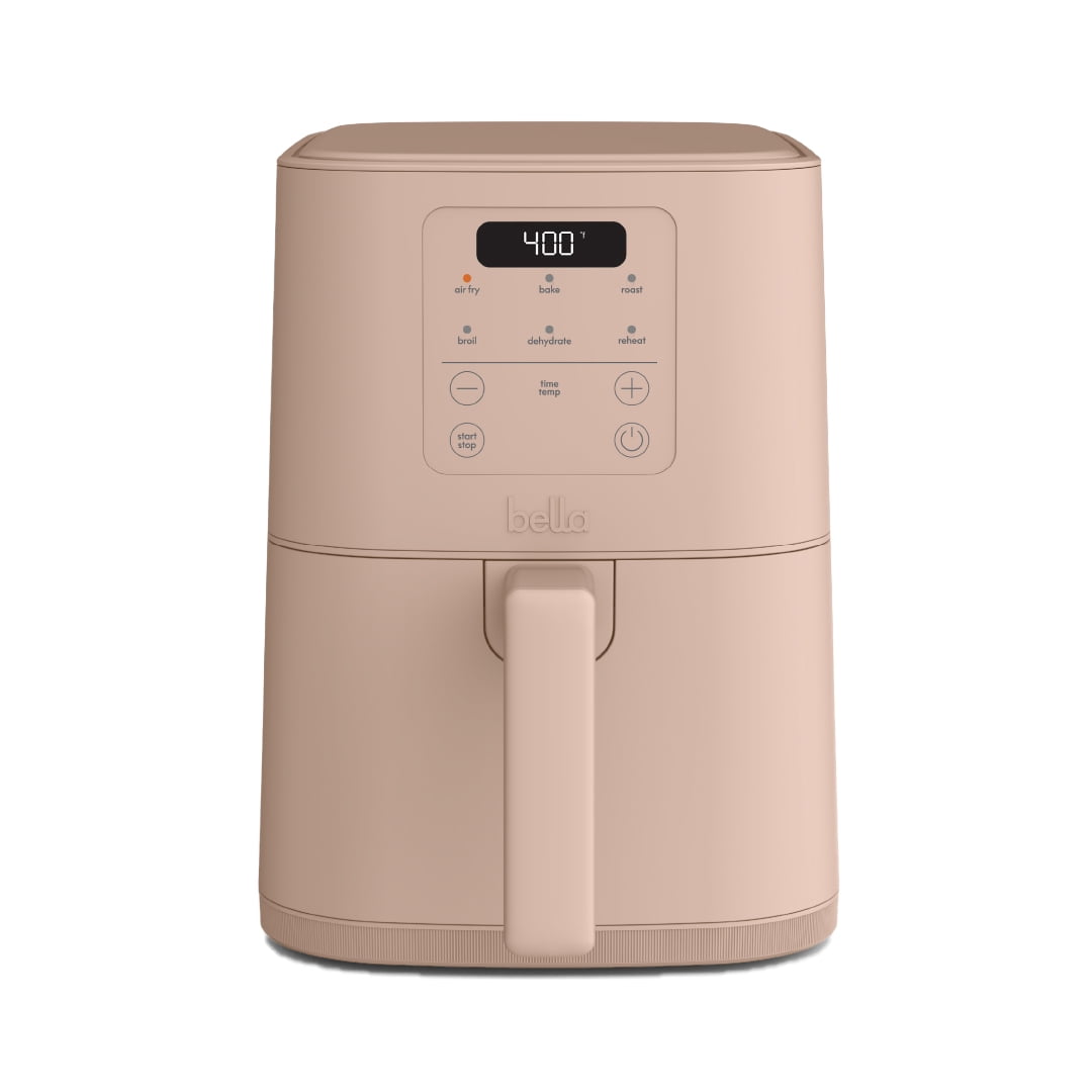Garly Kitchen bella 4-Qt Slim Digital Air Fryer with ™ Ceramic Nonstick Coating