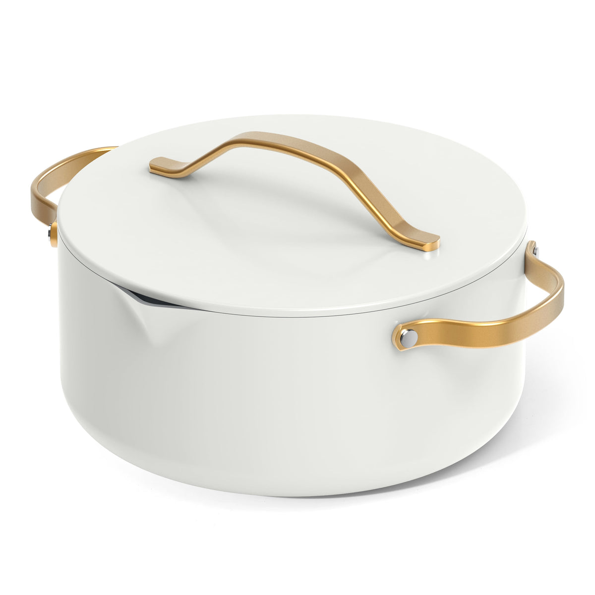 Garly Kitchen 12-Piece Cookware Set, Pots and Pans with Strainer Lids and Ceramic Nonstick Coating