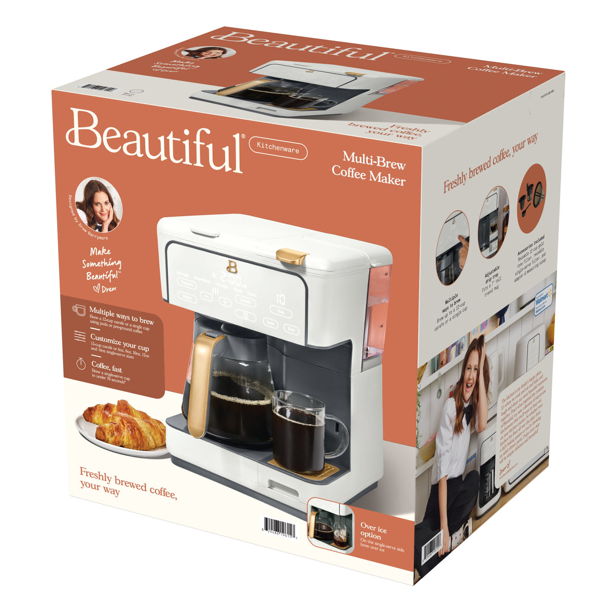 Garly Kitchen Multi-Brew 12-Cup Programmable Drip & Single-Serve Coffee Maker