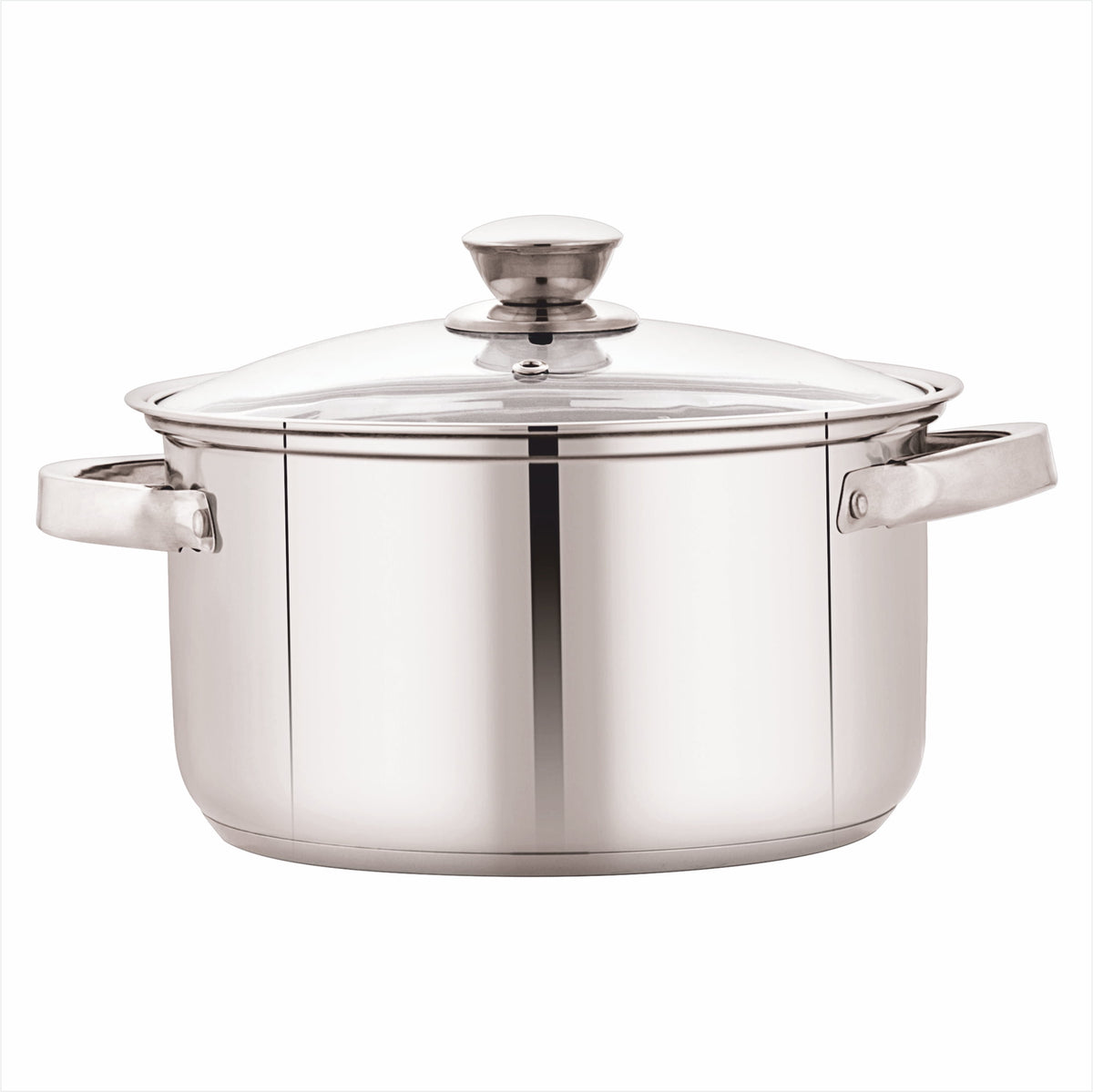 Garly Kitchen Stainless Steel 10-Piece Cookware Set with Lids and Utensils