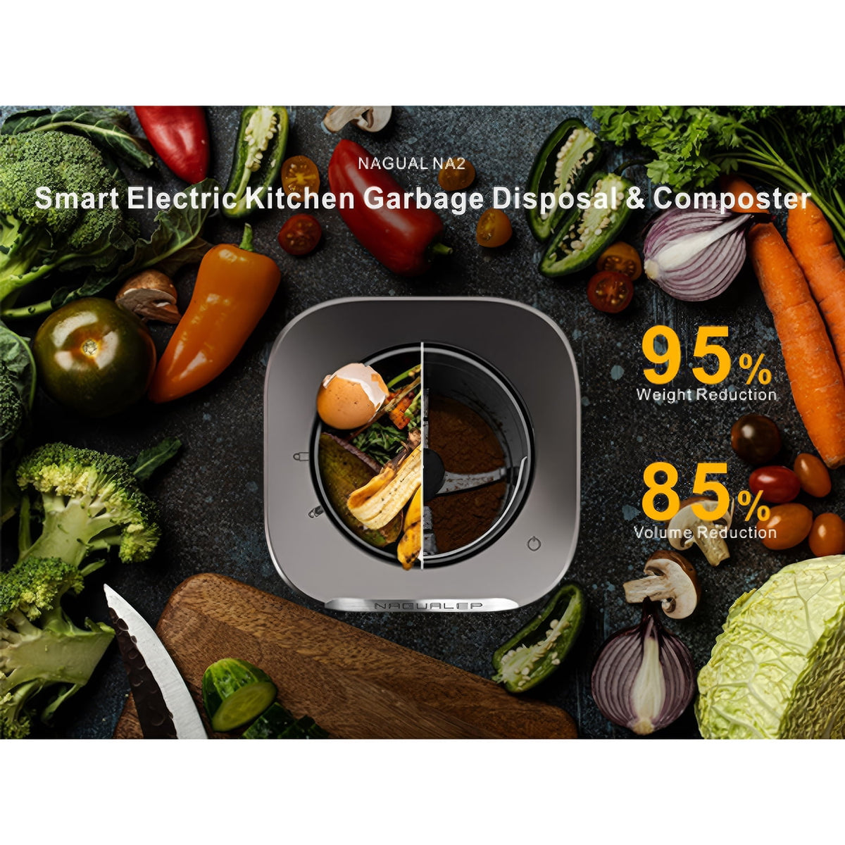 Garly Kitchen NA2 Kitchen Smart Electric Composter