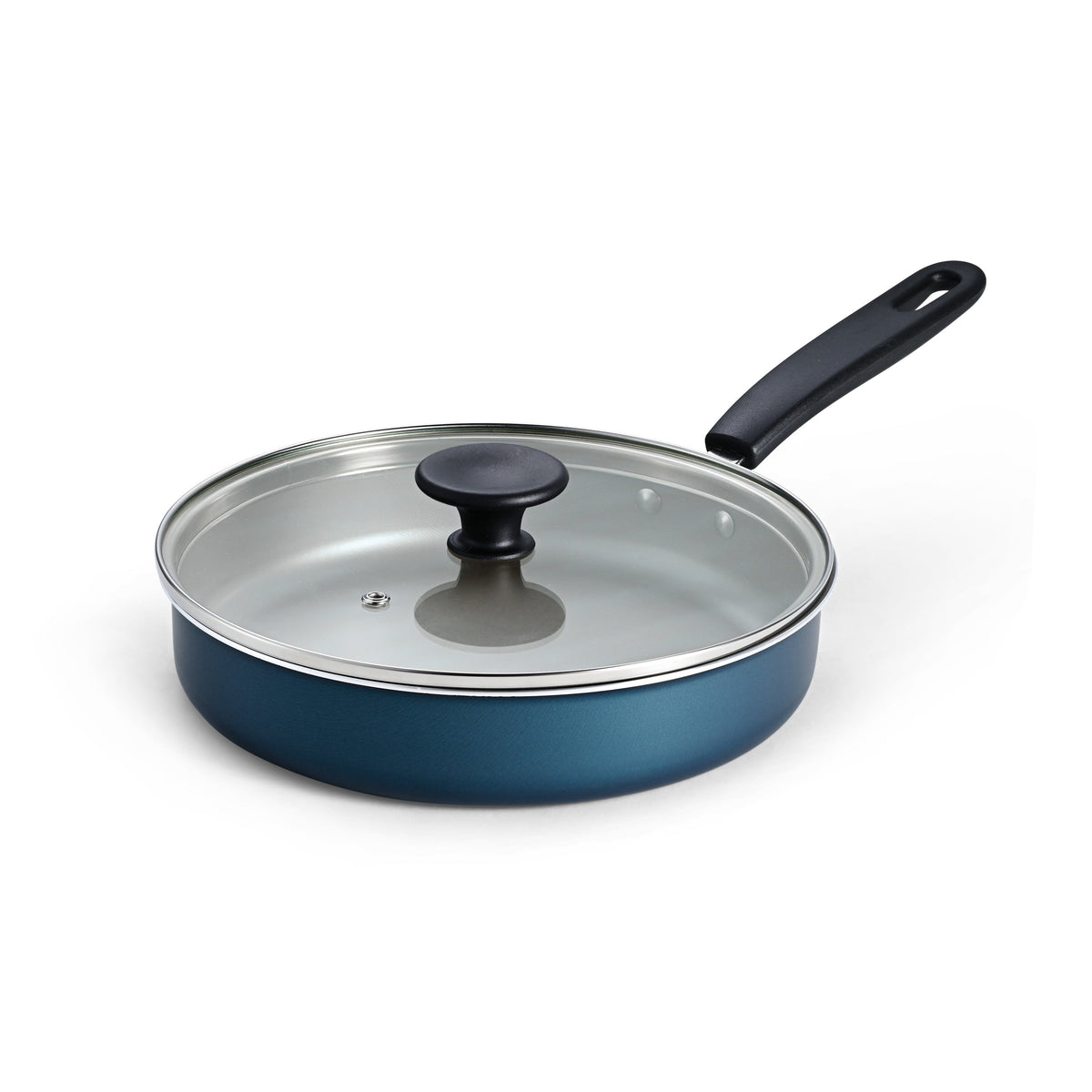 Garly Kitchen 18-Piece Nonstick Cookware Set Blue