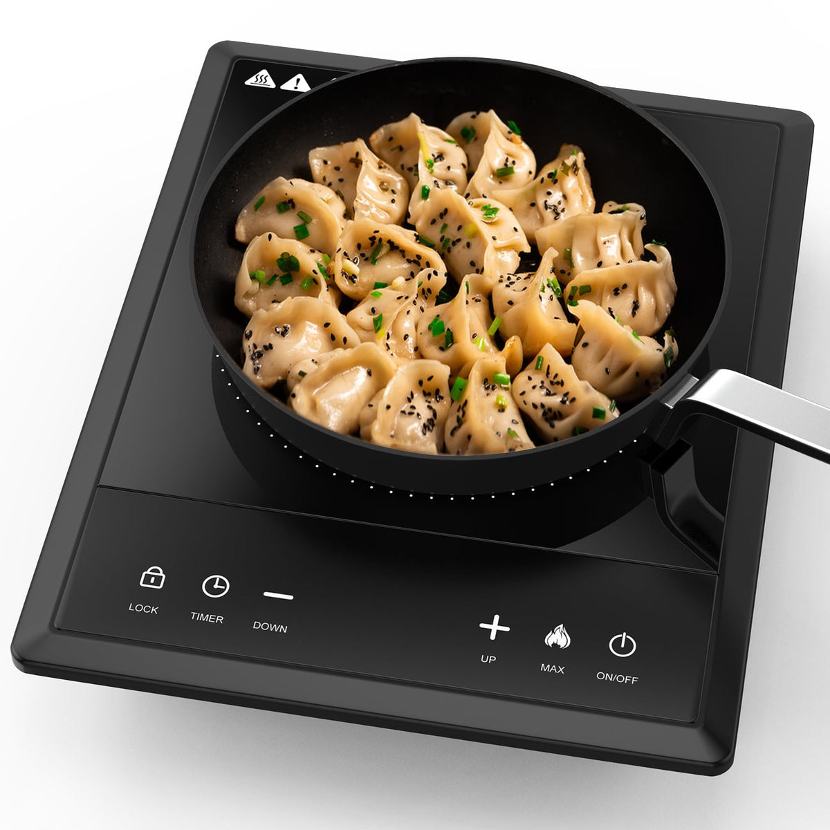Garly Kitchen 1600W Portable Induction Cooktop, Electric Induction Cooker and Burner