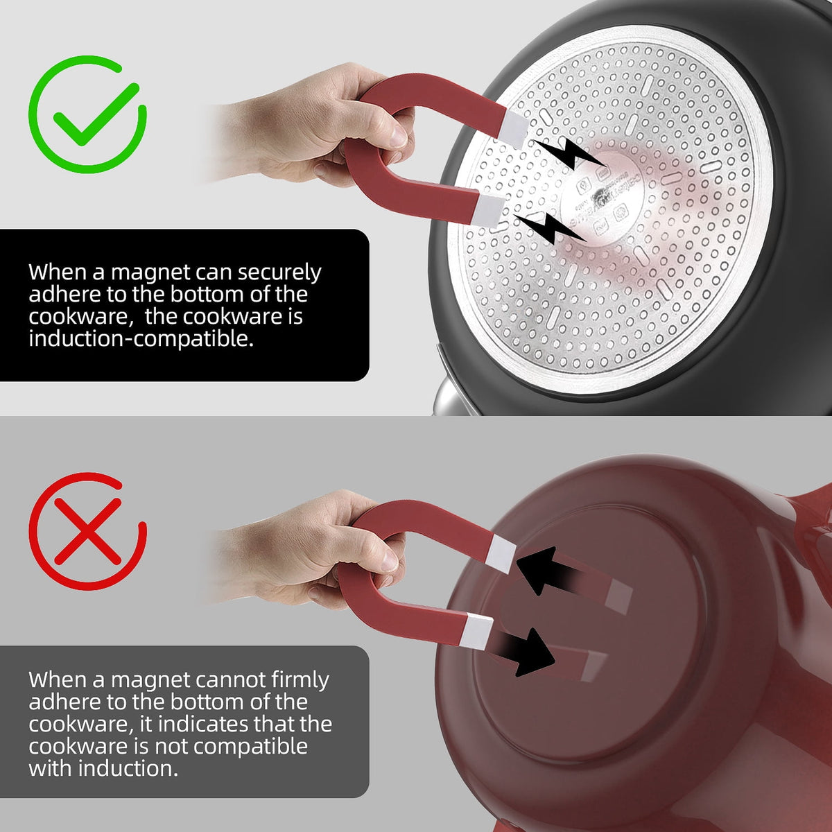 Garly Kitchen 1600W Portable Induction Cooktop, Electric Induction Cooker and Burner