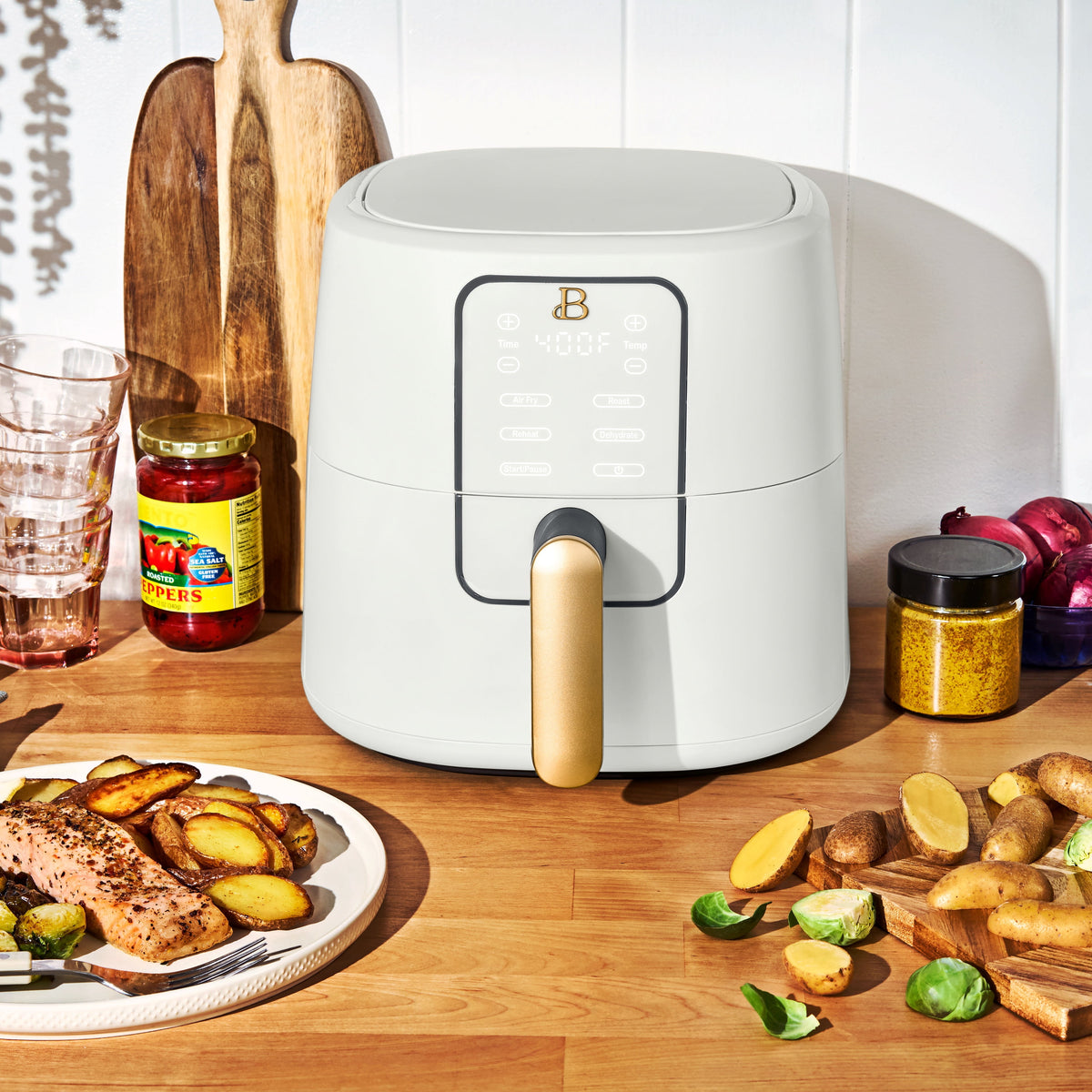 Garly Kitchen 6-Qt Air Fryer, Ceramic Nonstick Coating