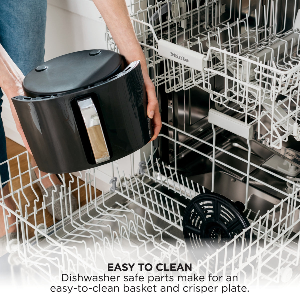 Garly Kitchen 4-Qt Air Fryer, 3 Functions, Air Fry, Reheat, and Dehydrate, Dishwasher Safe