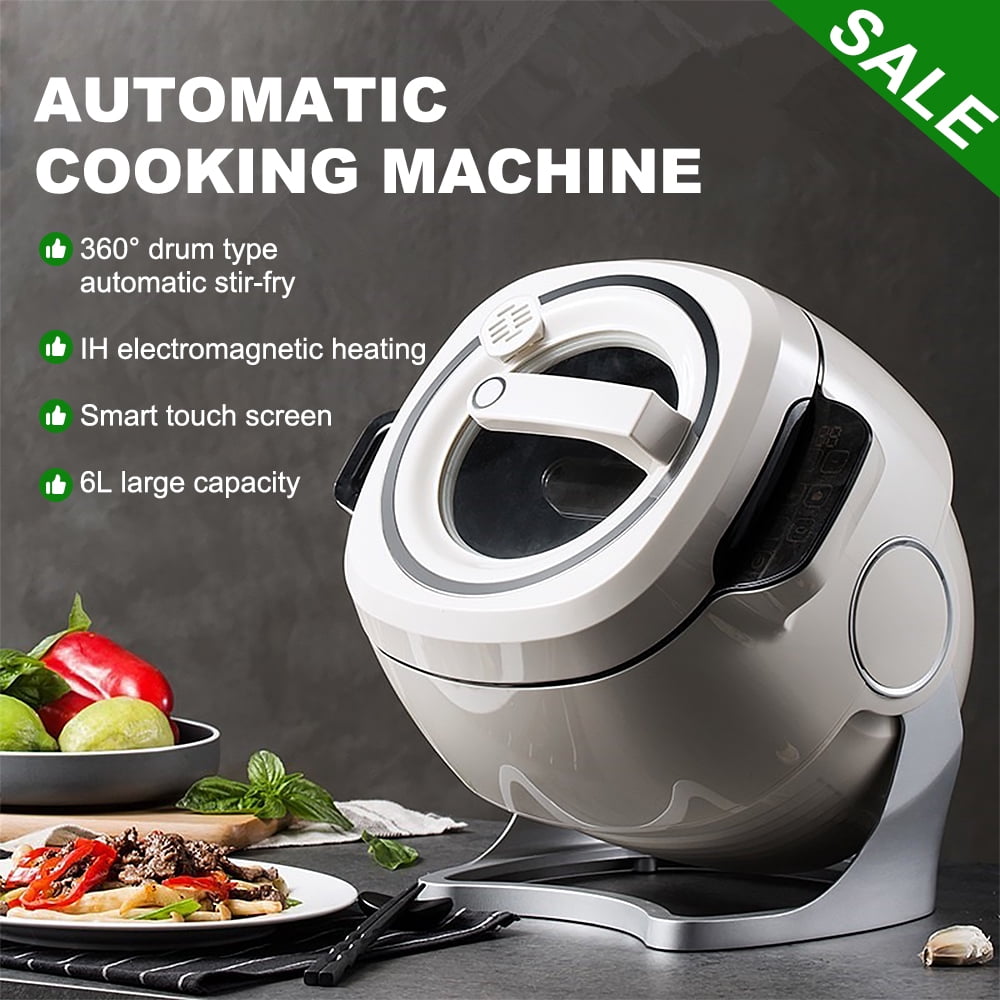 Garly Kitchen Automatic Cooking Machine Auto Cooking Wok Fried Rice Machine 360 ° Automatic