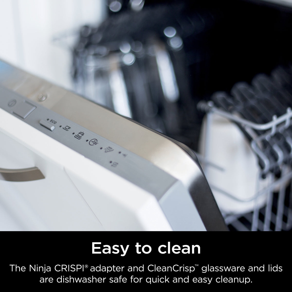 Garly Kitchen Crispi Glass Air Fryer 4-Qt, 3-in-1, Air Fry Recrisp, Portable, Dishwasher Safe