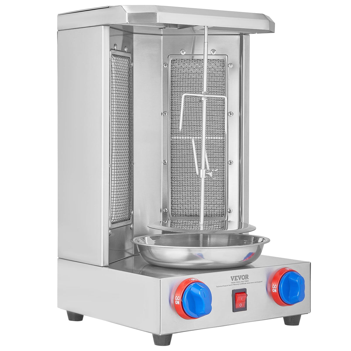 Garly Kitchen Shawarma Grill Machine, 13 lbs Capacity, Chicken Shawarma Cooker Machine with 2