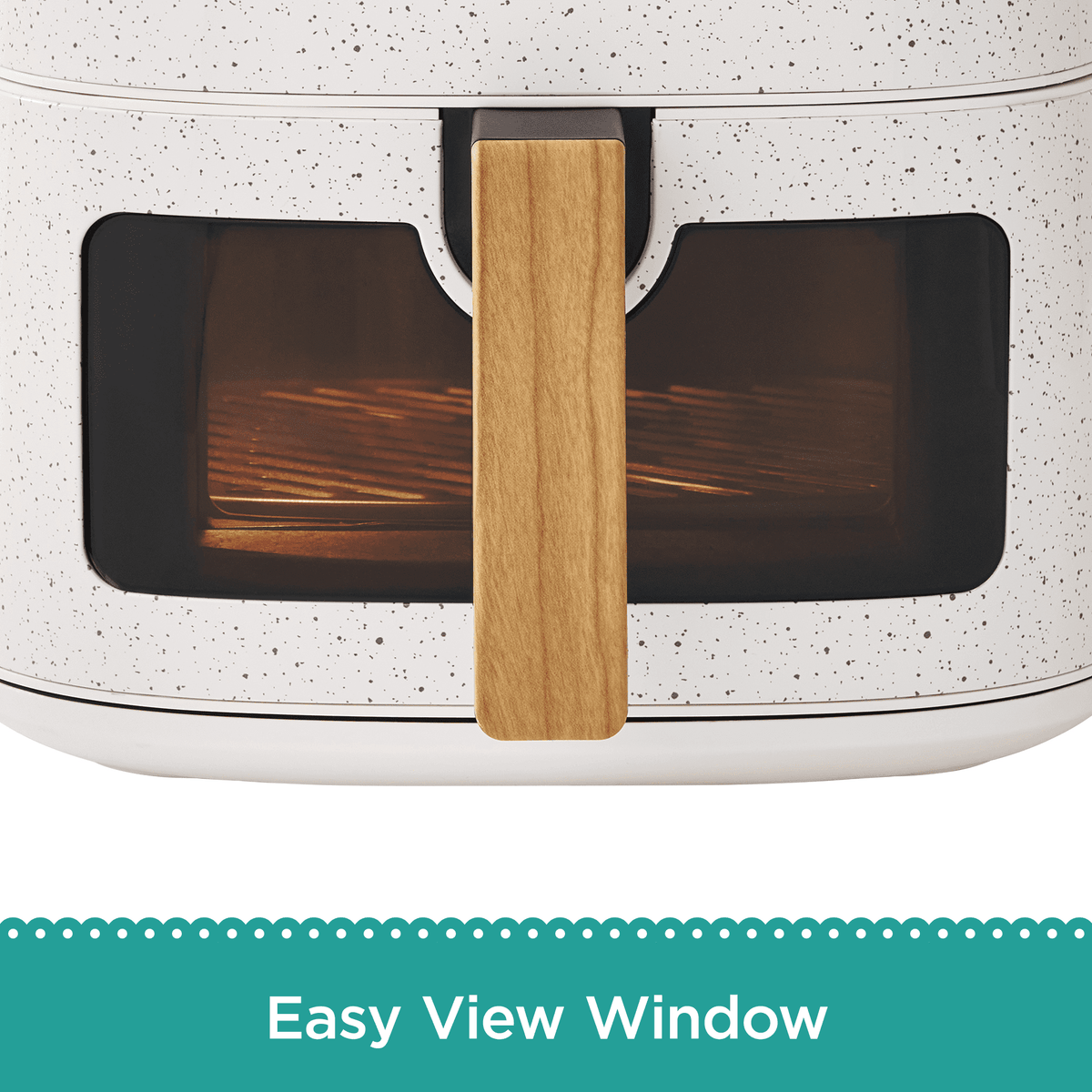 Garly Kitchen 5.8-Qt Air Fryer, Linen Speckle - Energy Efficient