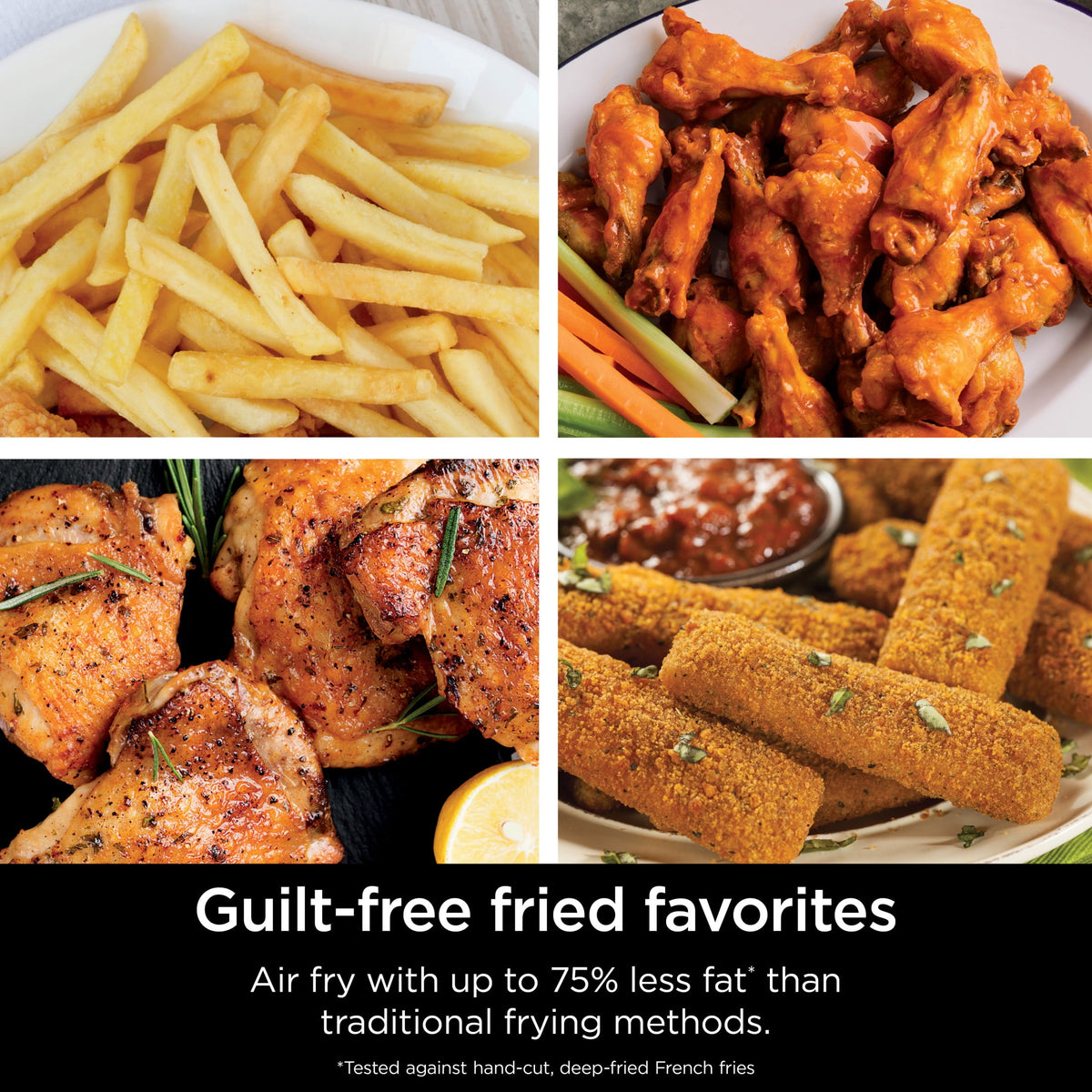 Garly Kitchen Air Fryer 7-Qt, DualZone FlexBasket, 6-in-1, Smart Finish, Cook 2 Foods 2 Ways