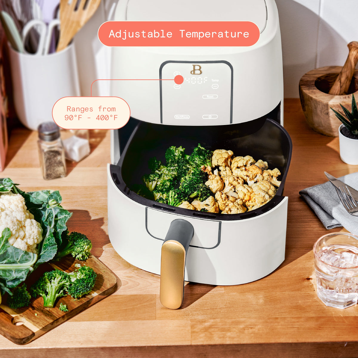 Garly Kitchen 6-Qt Air Fryer, Ceramic Nonstick Coating