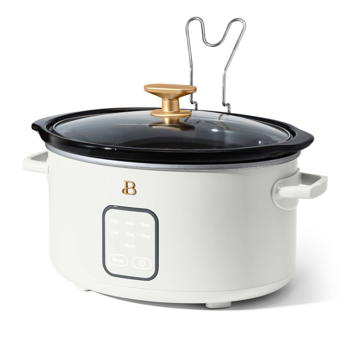 Garly Kitchen 4-Qt Slow Cooker with Touch-Activated Display