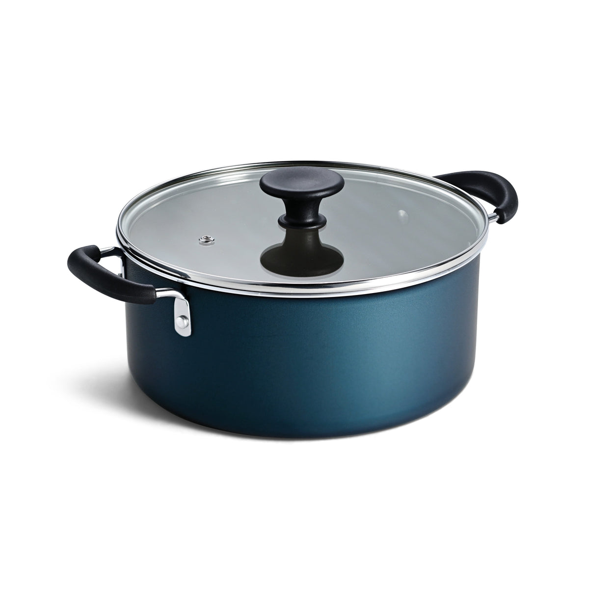 Garly Kitchen 18-Piece Nonstick Cookware Set Blue
