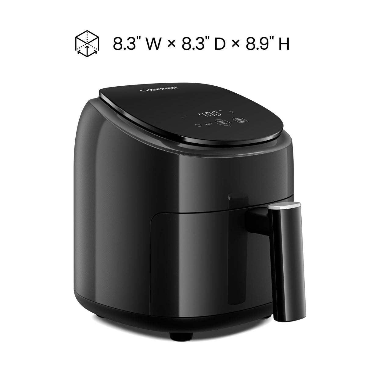 Garly Kitchen TurboFry 2-Qt Digital Air Fryer, Compact Dishwasher-Safe