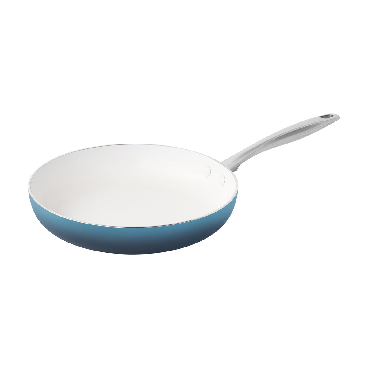 Garly Kitchen Harlow 15-Piece Ceramic Nonstick Cookware Set, Denim Blue