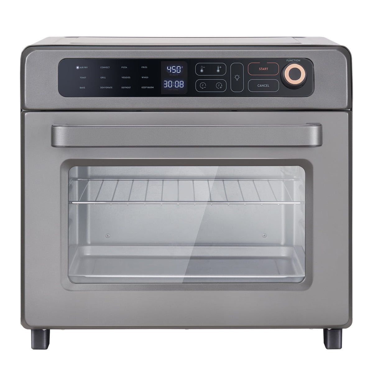 Garly Kitchen 12-in-1 1700W Air Fryer Toaster Oven 25L Stainless Steel Convection Oven