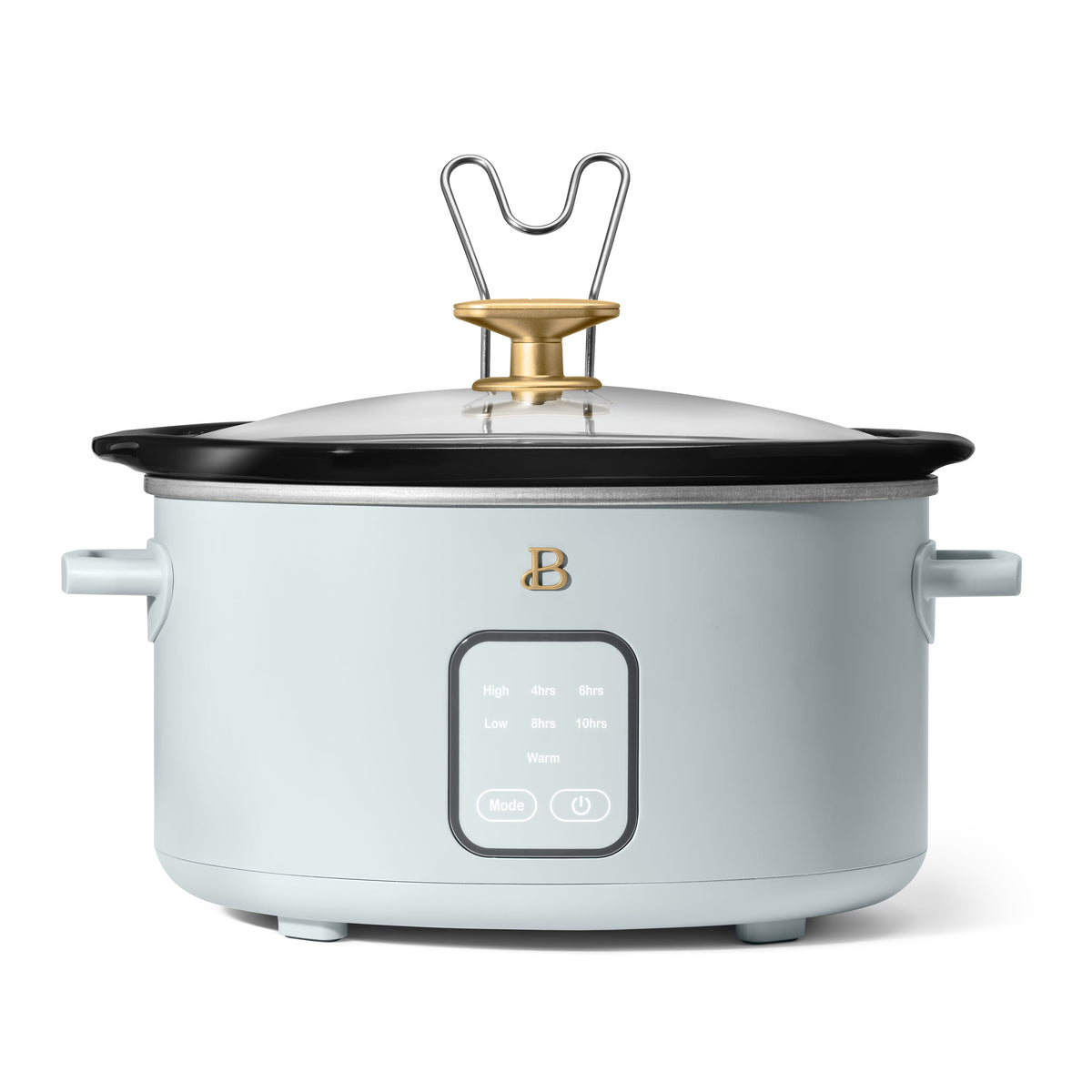 Garly Kitchen 4-Qt Slow Cooker with Touch-Activated Display