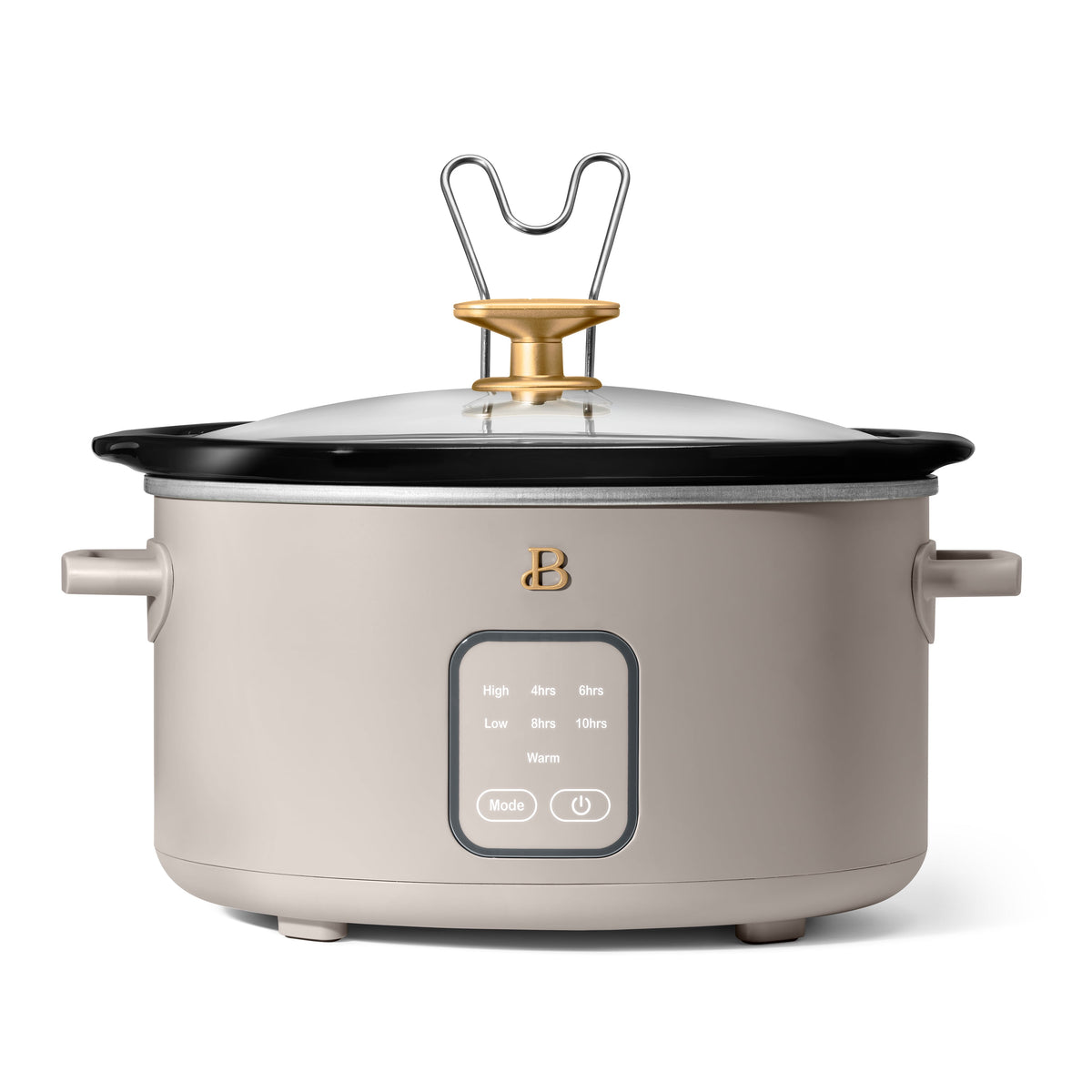 Garly Kitchen 4-Qt Slow Cooker with Touch-Activated Display