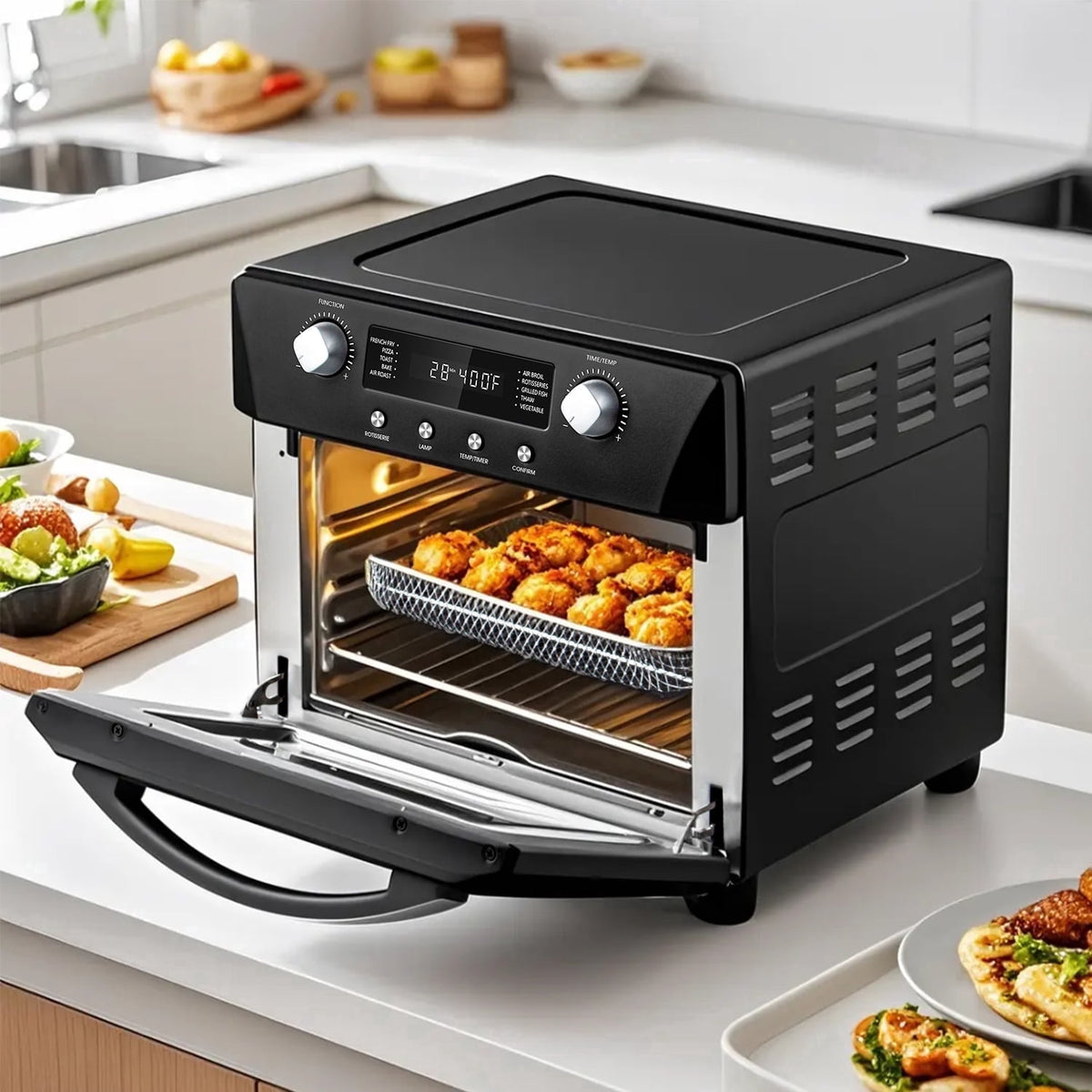 Garly Kitchen Air Fryer Oven, 10-in-1 Convection Oven, 24-Qt Air Fryer Combo