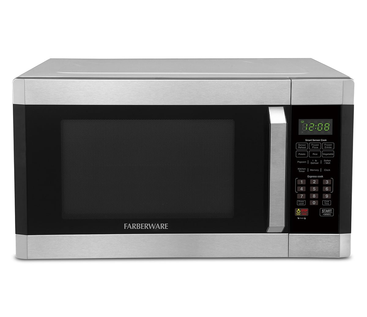 Garly Kitchen 1.3 cu ft Microwave Oven, 1100W Compact Microwave Oven with Smart Sensor