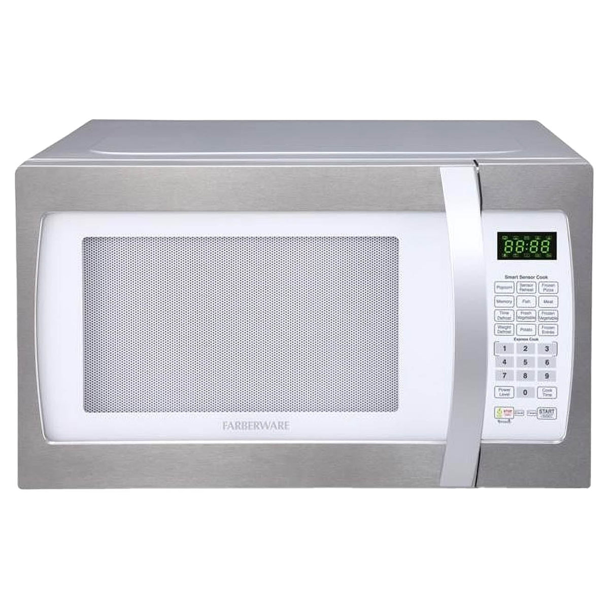 Garly Kitchen 1.3 cu ft Microwave Oven, 1100W Compact Microwave Oven with Smart Sensor