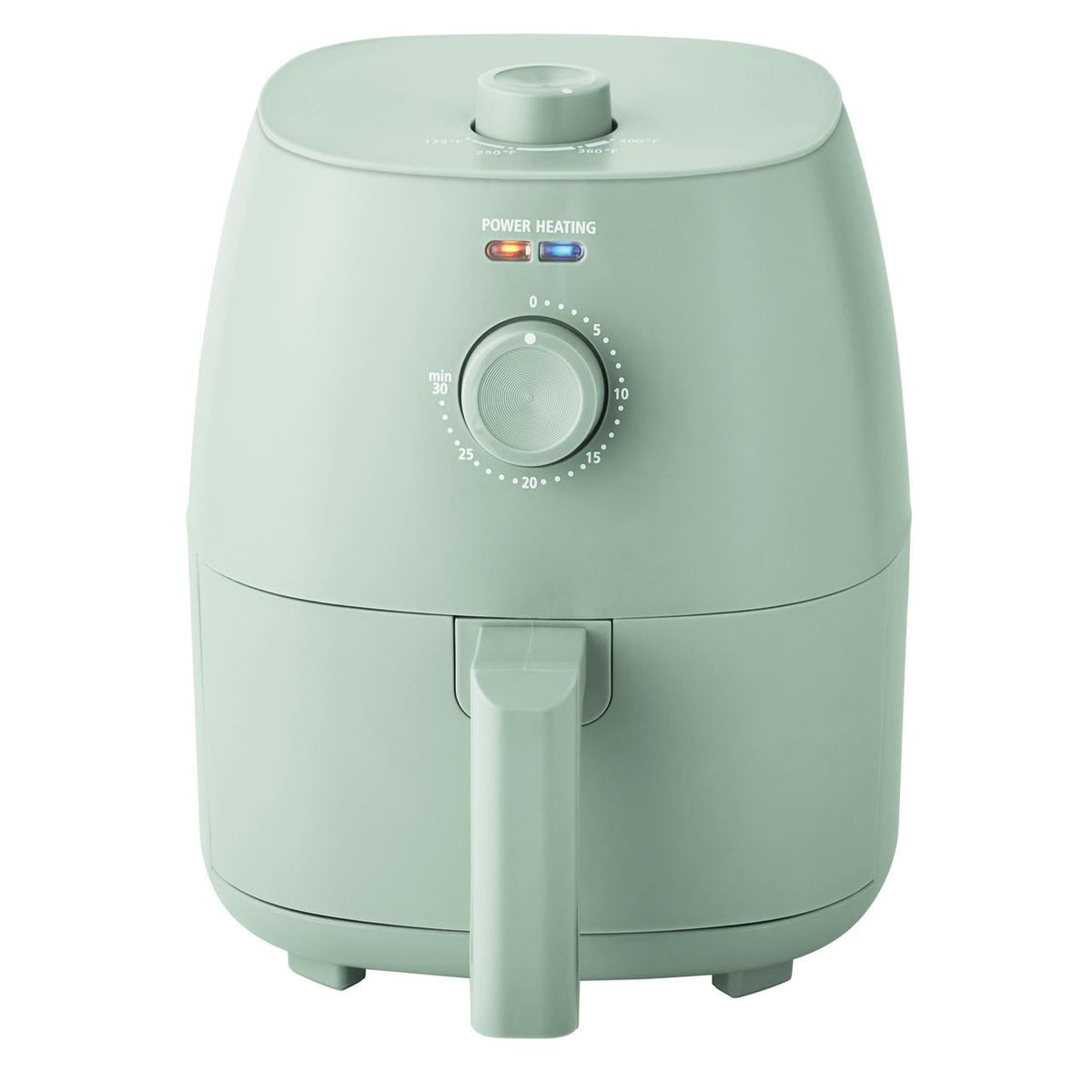 Garly Kitchen Air Fryer, 2.2-Qt, 1150W, Arctic Black with Non-Stick Basket