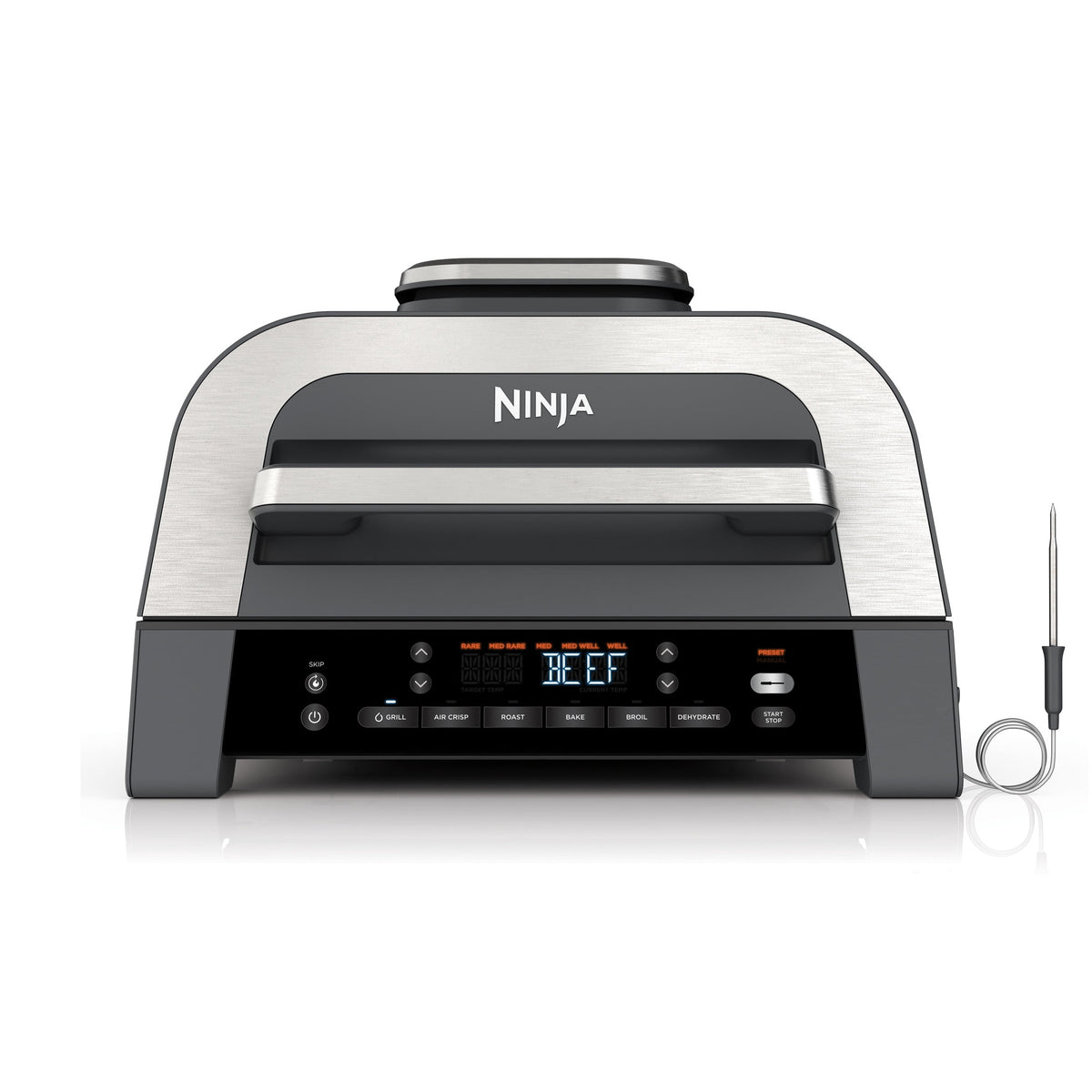 Garly Kitchen Smart XL 6-in-1 Indoor Grill with Air Fry, Roast, Bake, Broil, & Dehydrate