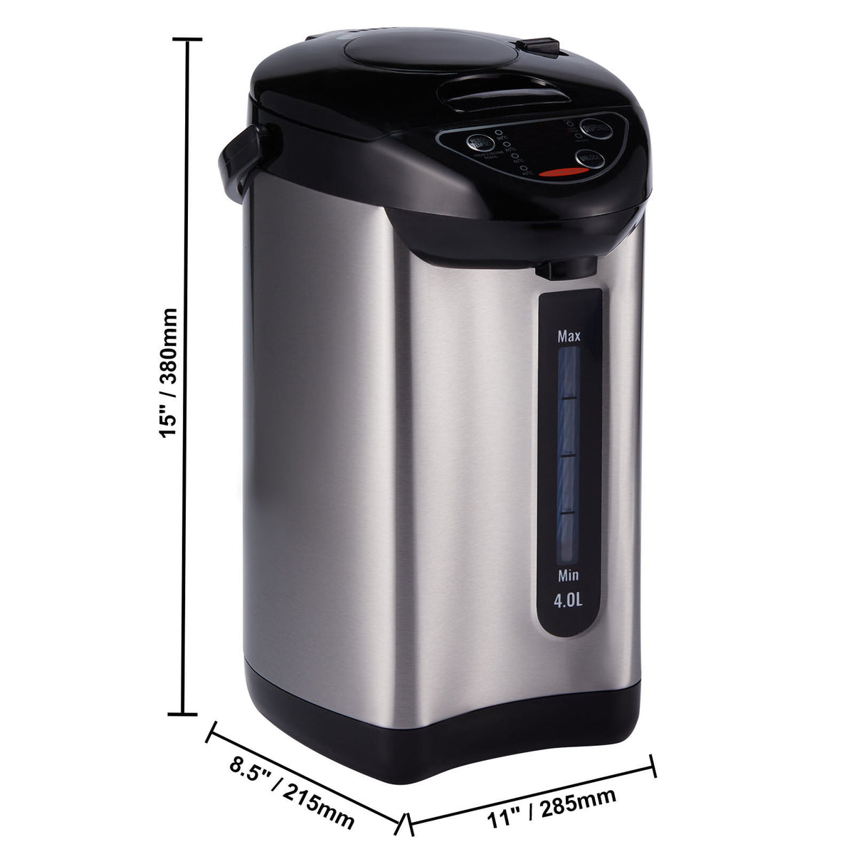 Garly Kitchen 4L Hot Water Dispenser, Countertop Stainless Steel Water Heater with Adjustable