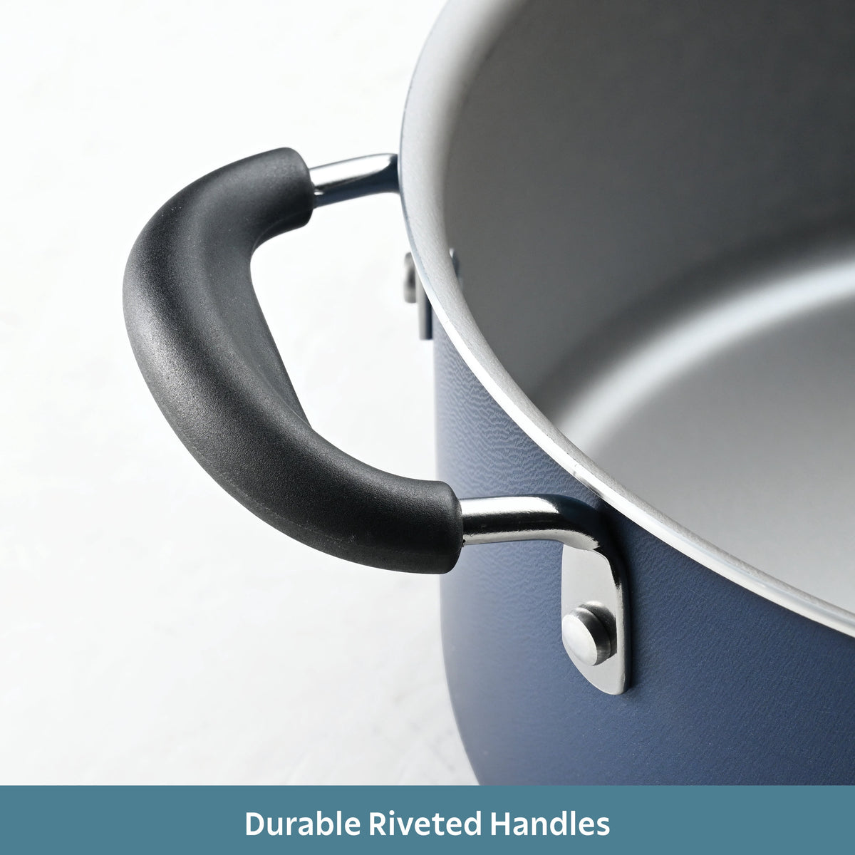 Garly Kitchen 18-Piece Nonstick Cookware Set Blue