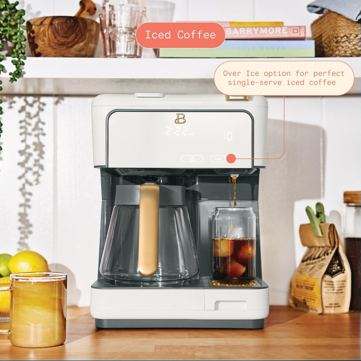 Garly Kitchen Multi-Brew 12-Cup Programmable Drip & Single-Serve Coffee Maker