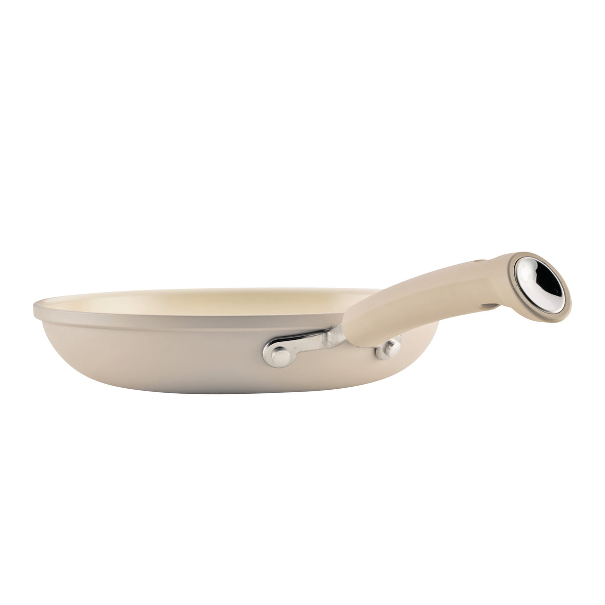 Garly Kitchen TrueCook 12-Piece Ceramic Cookware Set, Dishwasher Safe, Oven Safe to 350°F, Taupe