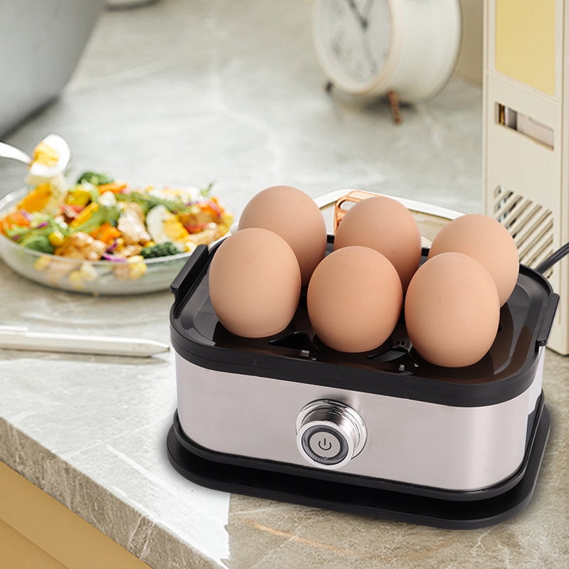 Garly Kitchen Smart Electric Egg Cooker, 6 Egg Capacity Rapid Cooker, Auto Shut-Off