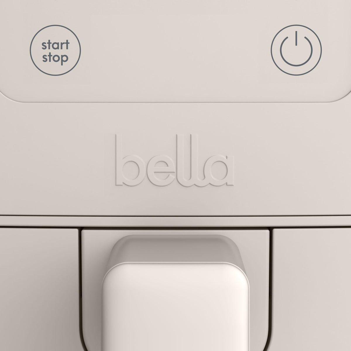 Garly Kitchen bella 4-Qt Slim Digital Air Fryer with ™ Ceramic Nonstick Coating