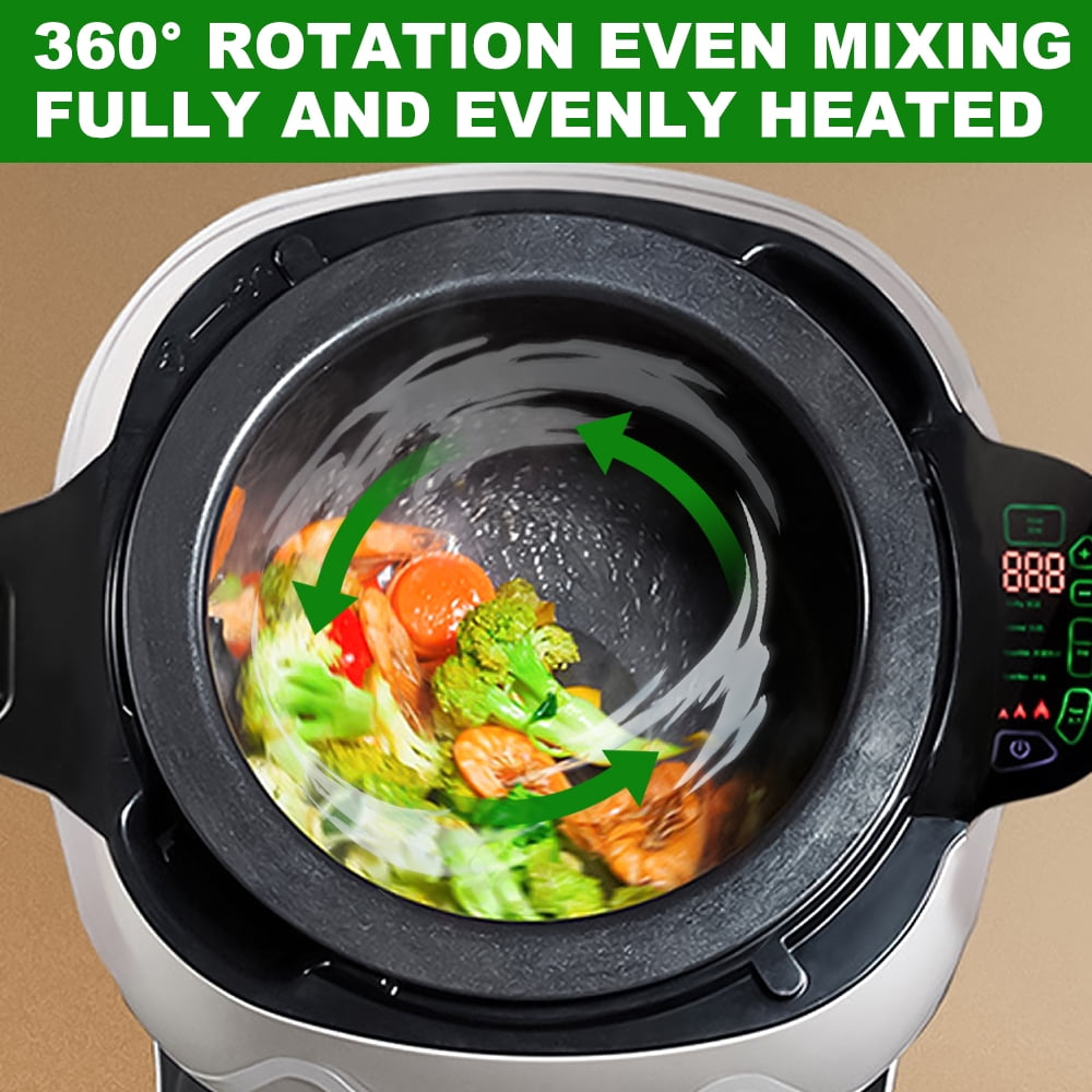 Garly Kitchen Automatic Cooking Machine Auto Cooking Wok Fried Rice Machine 360 ° Automatic
