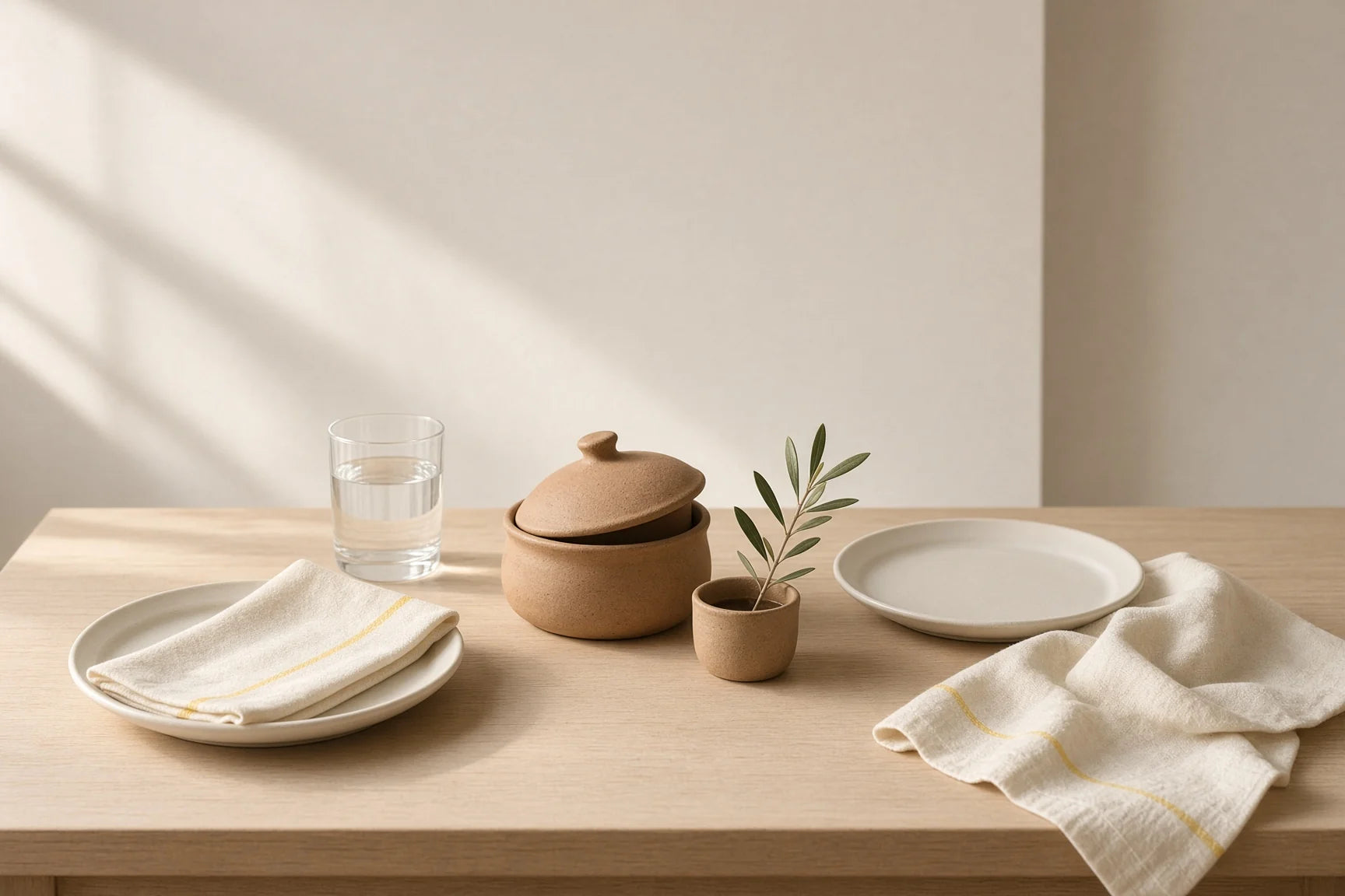 Breakfast table
